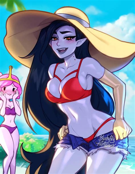 Marceline And Princess Bubblegum Adventure Time Blushypixy Hentai