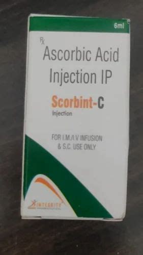 Scobint C Ascorbic Acid Injection Ip Ml Mg At Rs Box In Indore