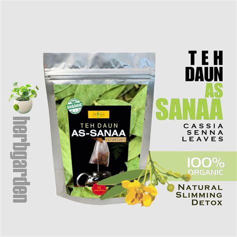 Hg Teh Daun As Sanaa Cassia Senna Leaves Premium Organic