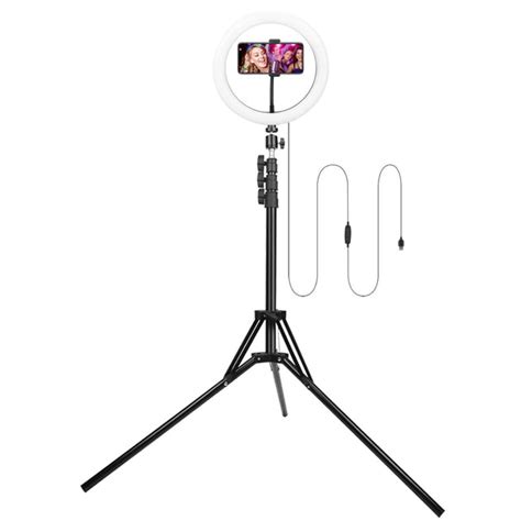 Fresh Fab Finds 10in Led Selfie Ring Light Dimmable 120 Leds