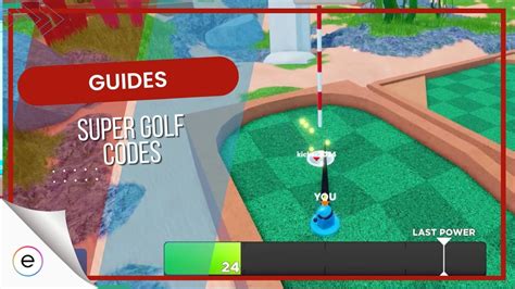 Super Golf Codes September 2024 EXputer