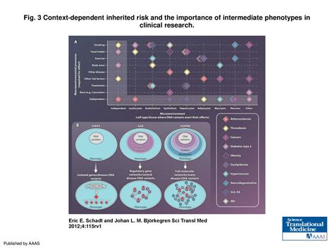 Fig 3 Context Dependent Inherited Risk And The Importance Of Intermediate Phenotypes In