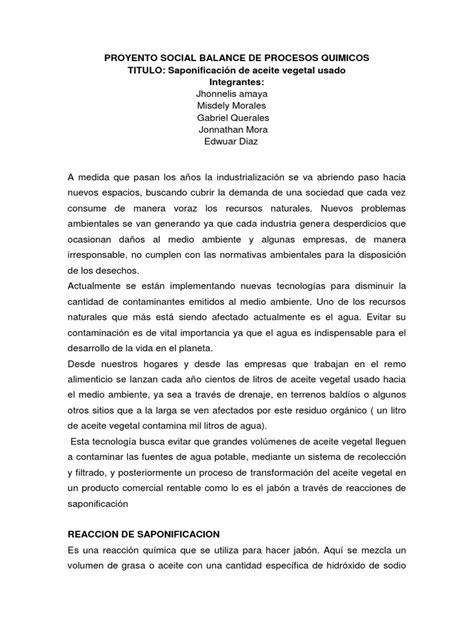 PDF Creacion De Una Planta De Saponificacion DOKUMEN TIPS