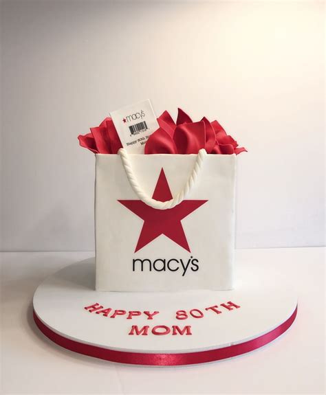 Macys Shopping Bag Cake