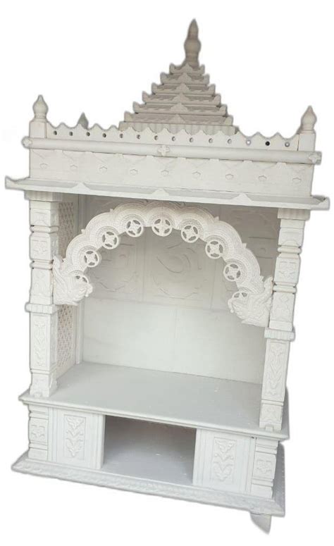 Indoor Carved White Makrana Marble Temple For Home Size Ft At Rs