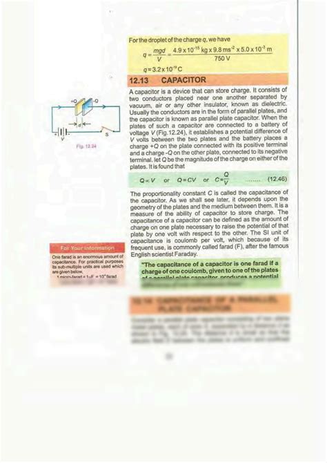 SOLUTION: Capacitor and capacitance of parallel plate capacitor physics ...