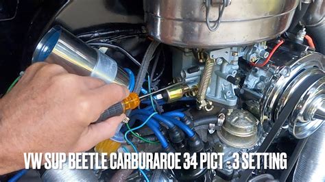 VW Carb Idle Setting For 34 PICT 3 YouTube