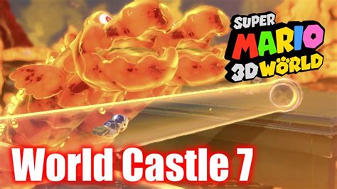 Super Mario D World World Castle Simmering Lava Lake All Stars