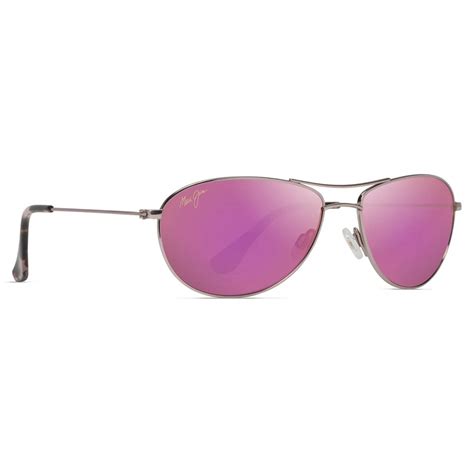 Maui Jim - Baby Beach - Rose Gold Maui Sunrise - Polarized Aviator Sunglasses - Maui Jim Eyewear ...