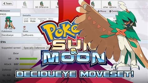 Decidueye Moveset Guide How To Use Decidueye Pokemon Sun And Moon W