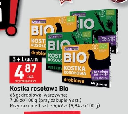 Kostka rosołowa NaturAvena 24 TANIEJ promocja Stokrotka Optima