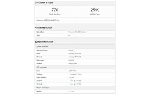 Samsung Galaxy A G Muncul Di Geekbench Perlihatkan Exynos