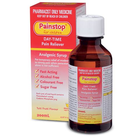 Buy Painstop Day Time Pain Reliever For Children 200ml Online At