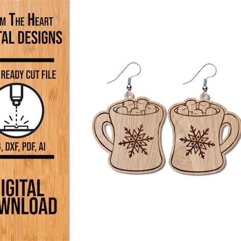 Glowforge SVG Laser SVG File Hot Cocoa SVG Cocoa Tier Etsy