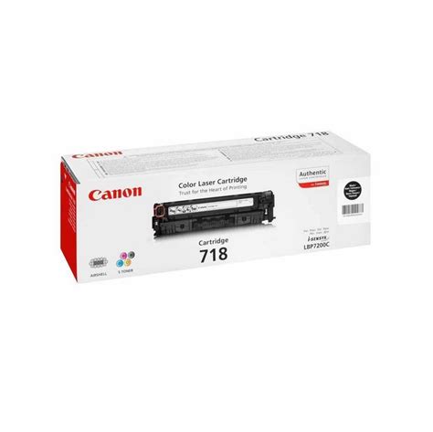 Canon 718 Black Original Toner Cartridge