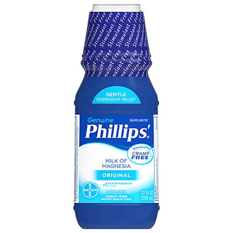 Phillips Saline Laxative Milk Of Magnesia Original Fl Oz