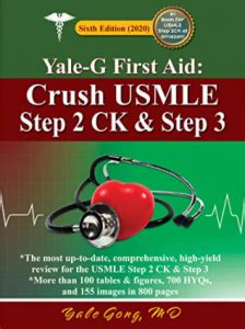 YALE G FIRST AID CRUSH USMLE STEP 2 CK STEP 3 PDF 6TH 2021 EDITION