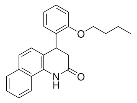 4 2 BUTOXY PHENYL 3 4 DIHYDRO 1H BENZO H QUINOLIN 2 ONE AldrichCPR