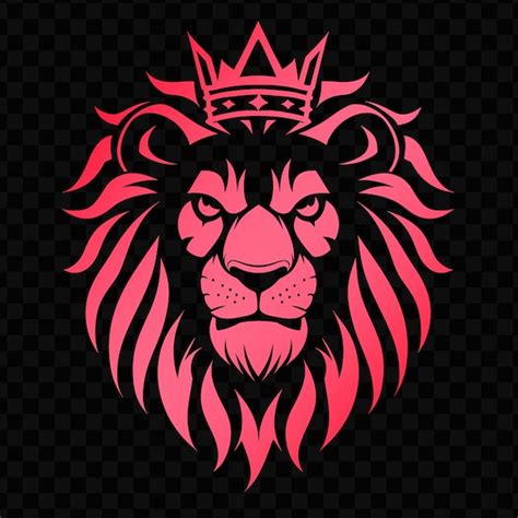 Premium PSD A Lion With A Crown On Its Head