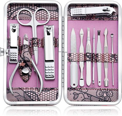 Manicure Set Professional Nail Clippers Kit Pedicure Care Tools