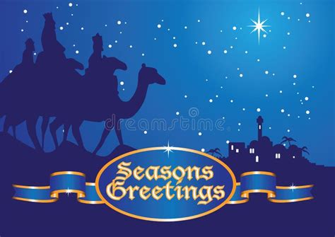 Christmas Greetings Kings Stock Images - Image: 12137844