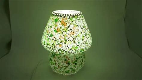 Mosaic Crackle Glass Luxuriate Table Lamp LED At Rs 185 In Agra ID