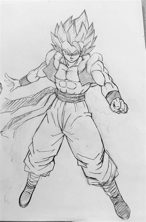 Dibujos De Gogeta Blue Para Colorear Vsun