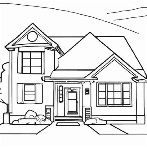 Desenho Para Desenhar De Casas