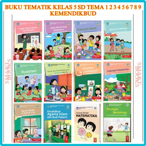 Jual Buku Tematik Kelas 5 SD Tema 1 2 3 4 5 6 7 8 9 Penerbit