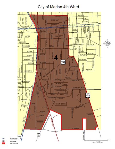 Marion City Council Ward Maps | The City of Marion, Ohio