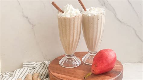 Ginger Cinnamon Pear Smoothie Recipe