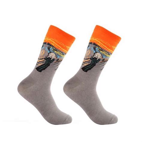 Korean Iconic Socks Famous Paintings Art Gallery Personality Art Retro