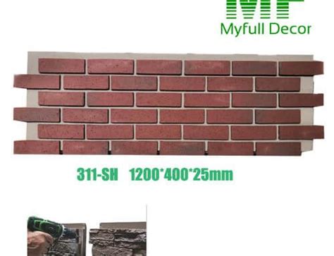 Faux Brick Wall Panels 4x8