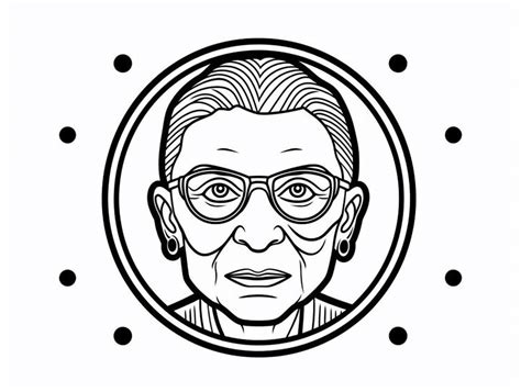 Downloadable Rbg Coloring Page Coloring Page