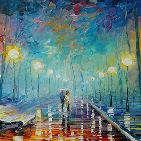 Rain Landscape Painting at PaintingValley.com | Explore collection of ...