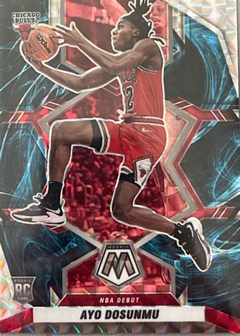 Ayo Dosunmu 2021 Mosaic 279 NBA Debut Genesis SSP Price Guide