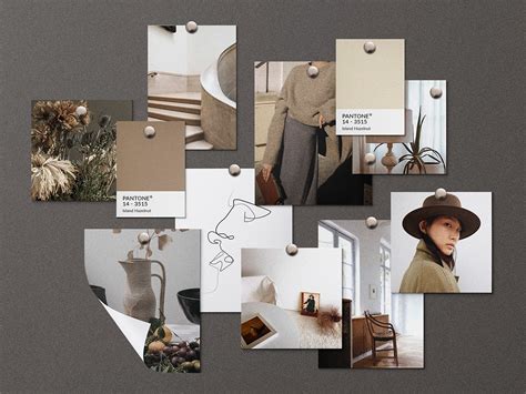 Realistic Mood Board Kit Vol2 Behance