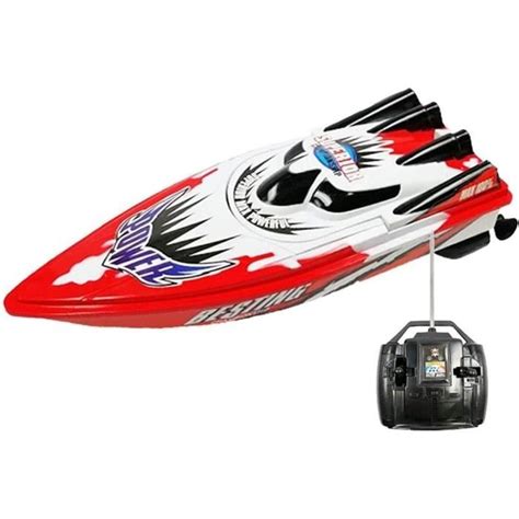 Bateau Rc Bateau T L Command Rapide Pour Piscines Et Lacs Bateaux Rc