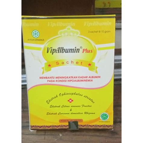 Jual Vipalbumin Plus Sachet Shopee Indonesia