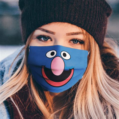 Grover Sesame Street Face