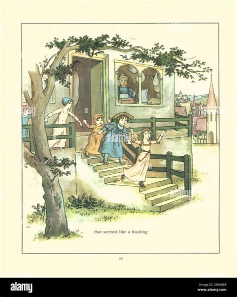 That Seemed Like A Bustling Illustrated By Kate Greenaway