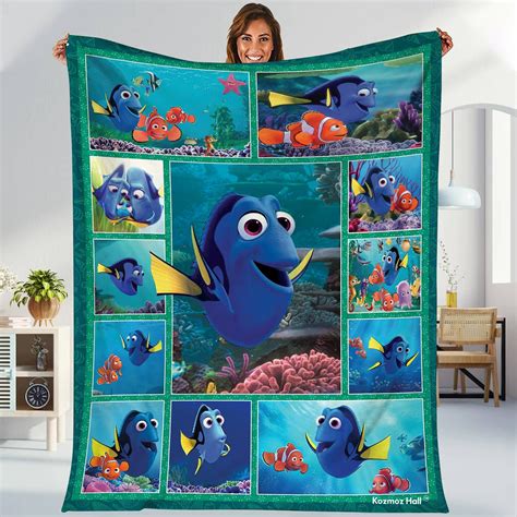 Finding Dory Fleece Blanket Dory Nemo Blanket Finding Nemo Fish