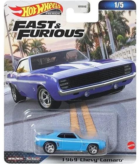 Hot Wheels Premium Fast Furious 1969 Chevy Camaro Benimkoleksiyonum