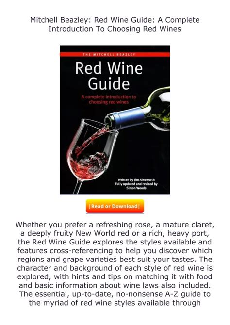 Ppt Read ️ ️pdf ️ Mitchell Beazley Red Wine Guide A Complete