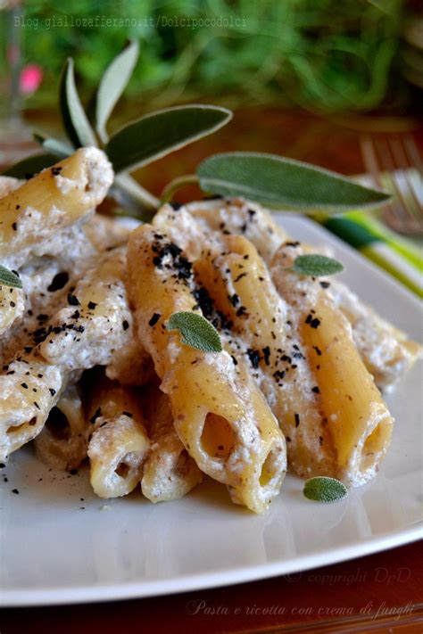 Pasta E Ricotta Con Crema Di Funghi Artofit