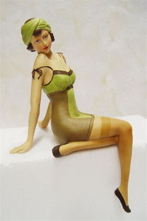 Decoratief Beeld Resin Van Een Pin Up Polyresin Wexdeco Zwart