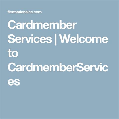 Cardmember Services | Welcome to CardmemberServices | Online accounting ...