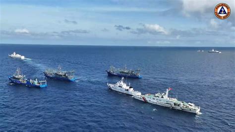 Philippines Four Chinese Coast Guard Vessels Carried Out Dangerous Maneuvers Around