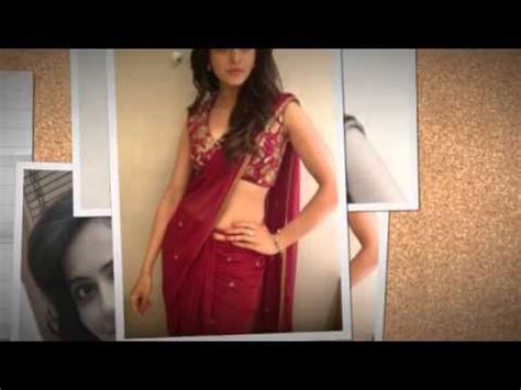 Rakul Preet Singh Hot In Red Saree Latest Photos