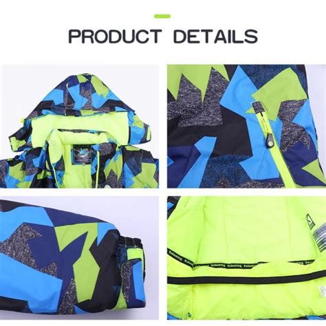 Warm Waterproof Kids Ski Jacket - Winter Snowboard Jacket Boys and ...